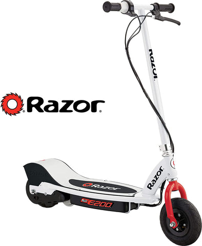 E200 Electric Scooter - White/Red