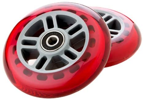 Razor A Scooter Series Wheels with Bearings (set of 2) - Red