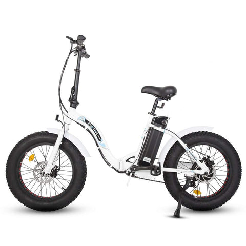Dolphin Electric Bike in White by Ecotric