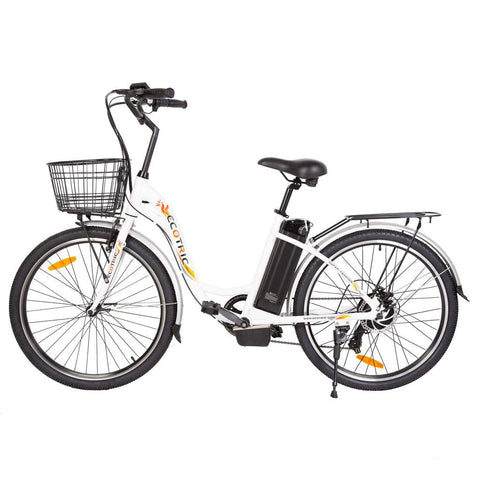 Peacedove Electric Bike in White by Ecotric