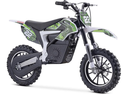 36v 500w Demon Electric Dirt Bike Lithium Green
